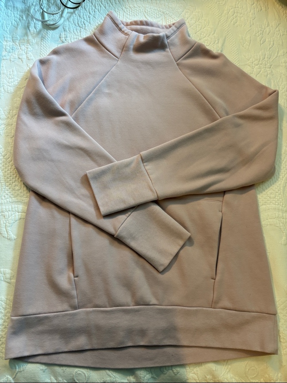 Fabletics Blush Mock Neck Pullover